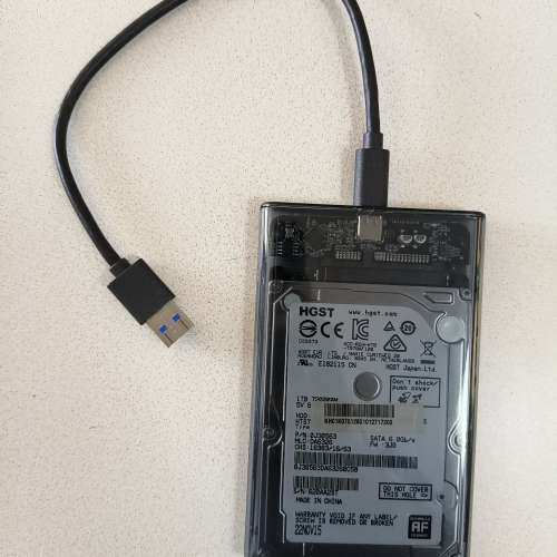 1T 2.5" HD + USB 3.1 外置硬盘盒子
