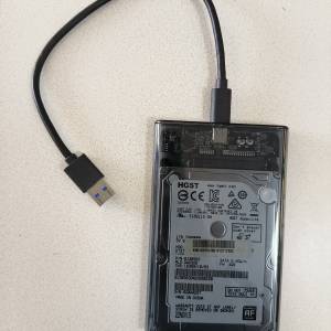 1T 2.5" HD + USB 3.1 外置硬盘盒子