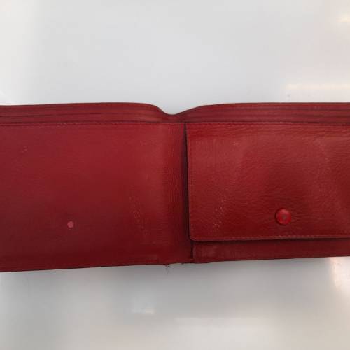 Genuine Rolex Leather Red Wallet