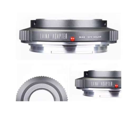 LAINA Lens Mount Adapter - M42 Type 2 Screw Mount To Fujifilm GFX G-Mount