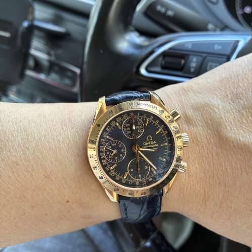 OMEGA 18K ROSE GOLD WATCH