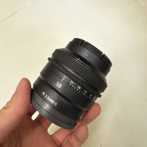 Sony 索尼 FE 50mm f2.5 G 全畫幅大師鏡頭