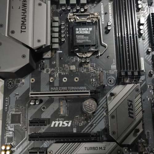 MAG Z390 TOMAHAWK  ATX主版 ((正版Window10Pro)) Socket 1151 支援8、9代CPU