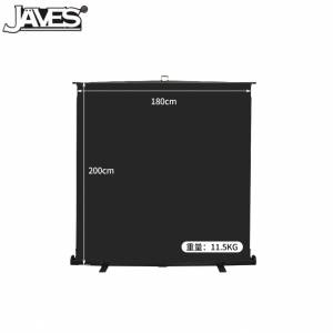 JAVES 180cm(W) X 200cm(H) Roll Up Black Background 黑色背景屏幕易拉架