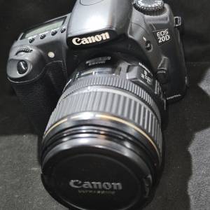 canon 20D + 佳能 17-85 IS USM EFS 17mm 85mm 17 85 1電一充 連肩帶 機 98%new 功...