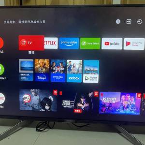 Sony 49" 4k SmartTV GoogleTV SONY49X8000G WiFi智能電視