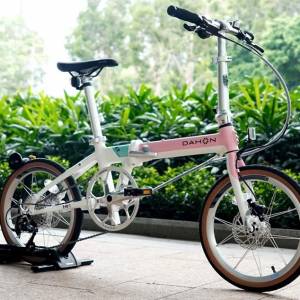 DAHON K9 349 9波折疊車-KAA693-16"-白粉色 香港區特別版 新到貨 (平焊版,馬甲綫,油...