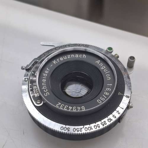 SCHNEIDER SUPER-ANGULON 90MM F6.8 快門準 玻璃清