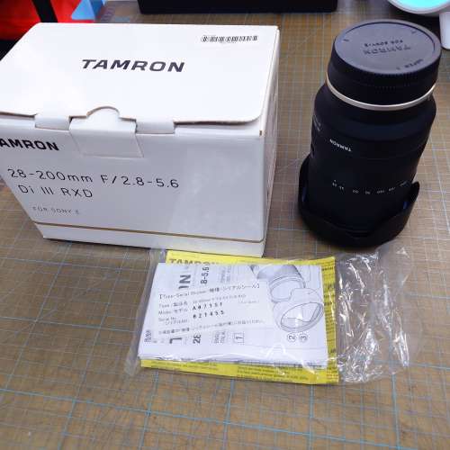 騰龍 Tamron 28-200 f2.8-5.6 Di III RXD Sony E-mount 90%新 有盒