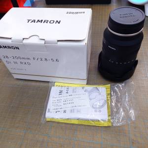 騰龍 Tamron 28-200 f2.8-5.6 Di III RXD Sony E-mount 90%新 有盒