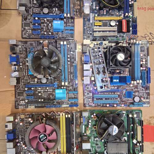 六件底板+6粒CPU