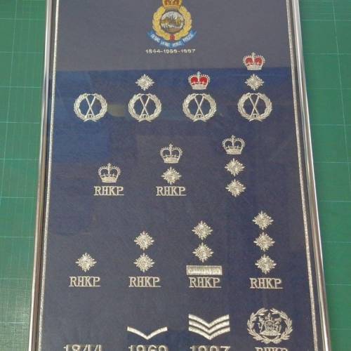 這張圖片展示的是皇家香港警察隊（Royal Hong Kong Police Force, RHKP）於1844 196...