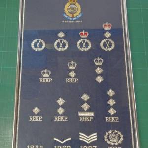 這張圖片展示的是皇家香港警察隊（Royal Hong Kong Police Force, RHKP）於1844 196...
