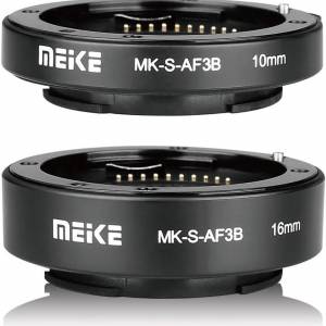 MEIKE MK-S-AF3B Auto Focus Macro Extension Tube Adapter Ring (10mm+16mm)