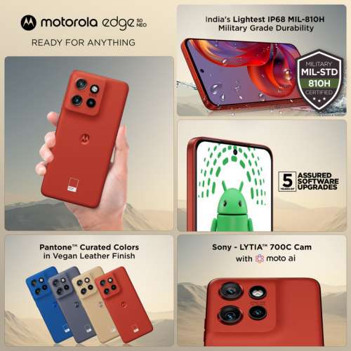 Motorola Edge 50 neo 紅(12/512G) 5年更新保證