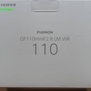 Fujifilm GF 110mm f/2.0 110/2.0 lens for GFX 100S 100 II