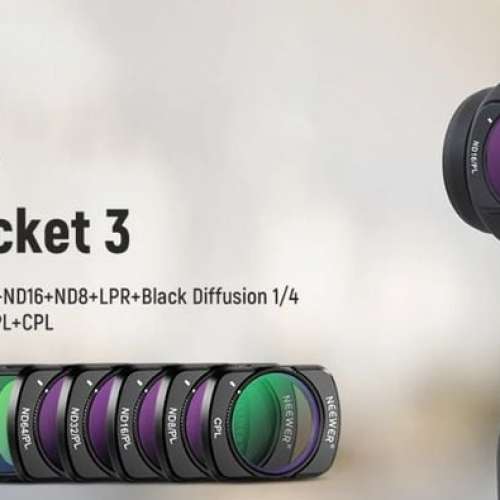 NEEWER 14 Pack Magnetic ND & CPL & Effect Filter Set For DJI OSMO Pocket 3