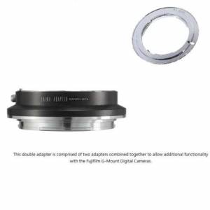 Lens Mount Double Adapter For Nikon And Canon EOS  To Fujifilm G-Mount Digital