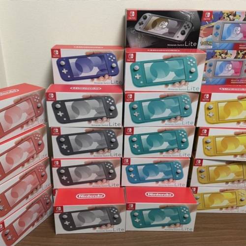 任天堂 Switch Lite 各种颜色 二手 非常好 快速游戏机盒 日本