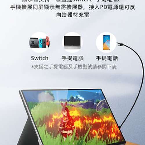 Zoho Z15PQT-V2 15.6 全高清 QLED  觸控便攜顯示器