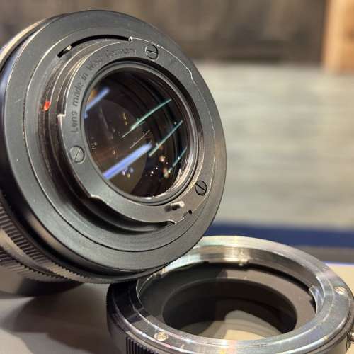 Carl Zeiss HFT Planar 85mm f1.4 QBM Mount lens with adapter to M