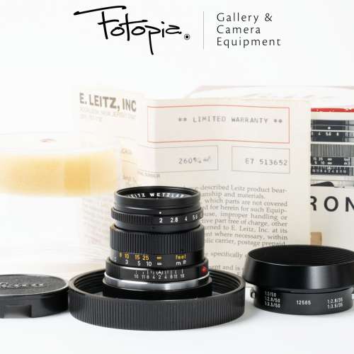 || Leica Summicron-M 50mm F2 - v3 / High Leg / Germany with full packing ||