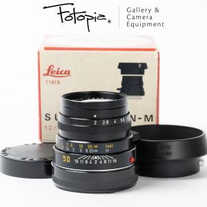 || Leica Summicron-M 50mm F2 - Black / v4 / Focusing Tab / Canada (tiger paw) ||