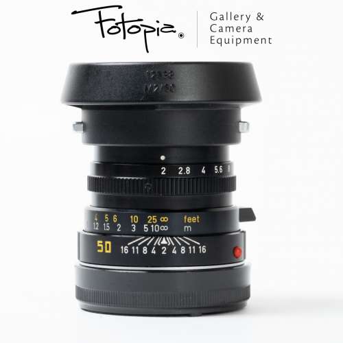 || Leica Summicron-M 50mm F2 - Black / v4 / Focusing Tab / Canada (tiger paw) ||