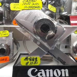 (全港最後一個皇者無敵的佳能CCD ) Canon ixus210 Quintessential CCD Camera ( 只...