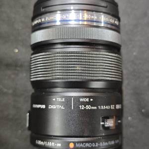 Olympus 12-50 Macro M43 奧林巴斯 12mm 50mm 微距 12 50 鏡片通透冇花冇霉 98%以...