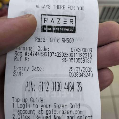 回收马来西亚Razer gold雷蛇卡