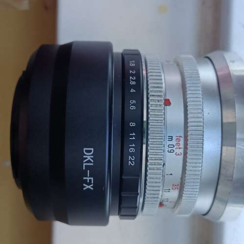 Schneider Retina xenon 50mm f1.9 (DKL) *直落Fujifilm無反,加接環落所有無反