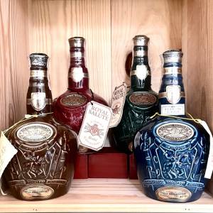 【最後一套】【清貨減價】一套4支Chivas Royal Salute 21 Year Old Scotch Whisky ...