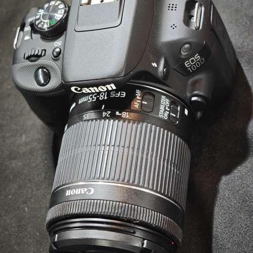 Canon 100D + 18-55 IS STM EFS 佳能 18mm 55mm 18 55 冇盒冇單冇證 鏡片通透冇花冇...