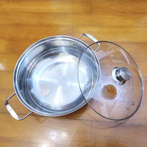 Supor Stainless Steel cooking pot pan, 26 x 10.5 cm, induction & all types of ho