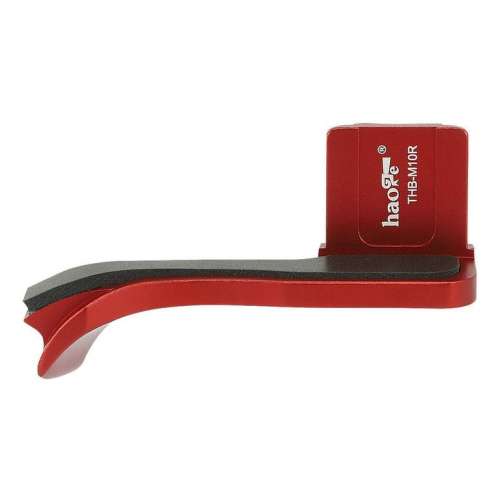 Haoge Metal Hot Shoe Thumb Up Rest Grip For LEICA M10 Series (專用紅色指柄) -...