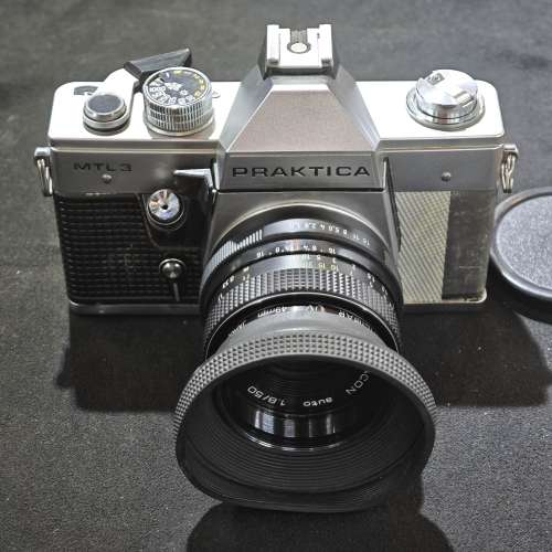 PRAKTICA MTL3 MTL 3 + 50/1.8 50mm 50 M42 機身90%new 少咗塊飾皮 快門正常 視窗...