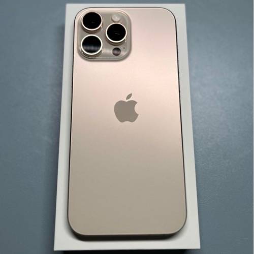 iPhone 16 pro max 金色 行貨