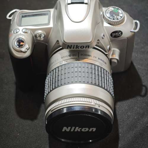 NIKON F55 + 28-80 尼康 28mm 80mm AF 28 80  功能性能顯示過片全正常 98%new 鏡片...