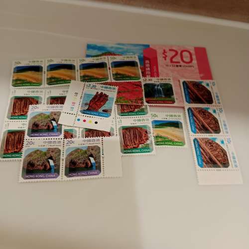 本港郵票，stamps ，value $76.20