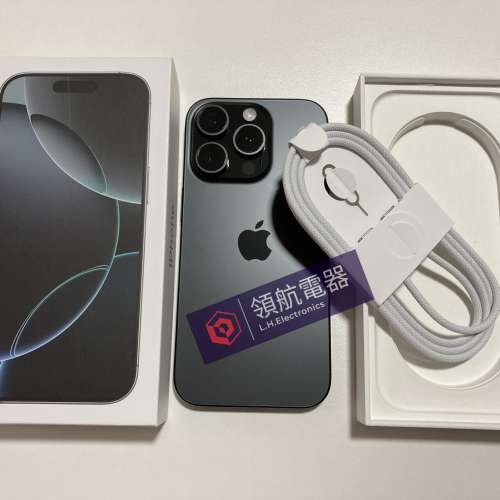 充電13次 iPhone 16 pro 512gb eSim+實體sim 澳/日/歐/英版 一年蘋果保養 what app...