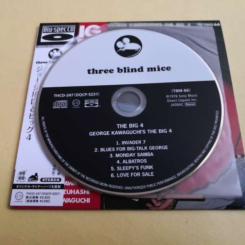 Blu-spec CD THE BIG 4 三盲鼠