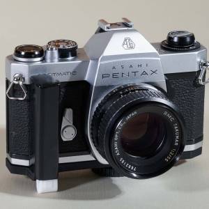 Pentax SPll with 55mm F2 + Hand Grip