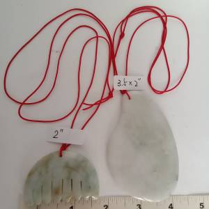 翡翠A玉，多用途按摩梳/片，吊咀，敲擊玉鈪聽聲器，圓滑好水頭。一件180元兩件280...