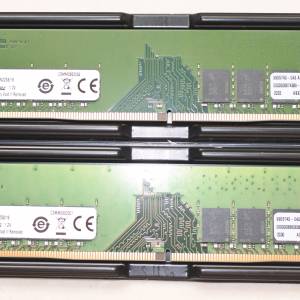Kingston DDR4-3200 16GB ×2（共32GB）｜美光D9ZFV 原生3200顆粒