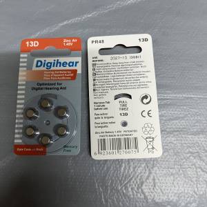未開封助聽器13號電池