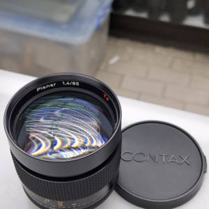 CONTAX CARL ZEISS PLANR 85MM F1.4 T* GERMANY CY MOUNT