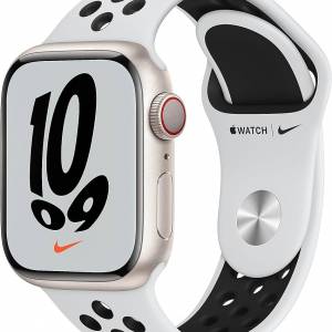 全新Apple Watch Nike Series 7 GPS 41mm Starlight /Midnight. 港行