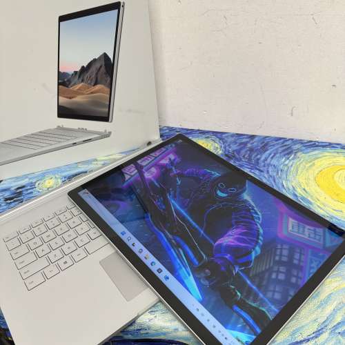 (獨立顯示卡😍微軟電腦可當平板) Microsoft Surface Book 3 i7-1065G7/16,32GB Ram...