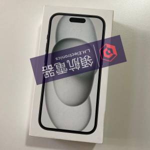 港行全新未開封 iPhone 15 128gb black 一年蘋果保養 what app 6497 6645